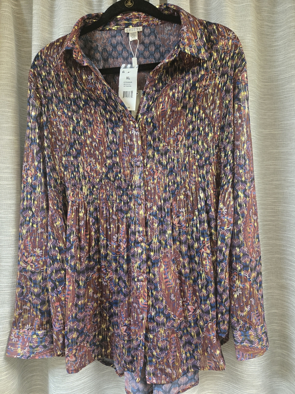Spense Multi Color Flowy Shirt